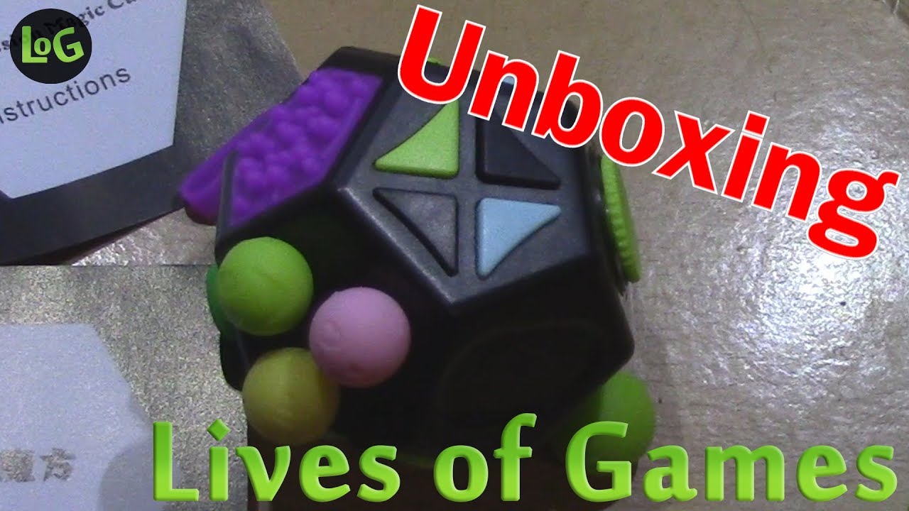 Fidget Cube 12 Unboxing - Cubo Antiestres 12 caras ~ Lives Of Games ~ LOG