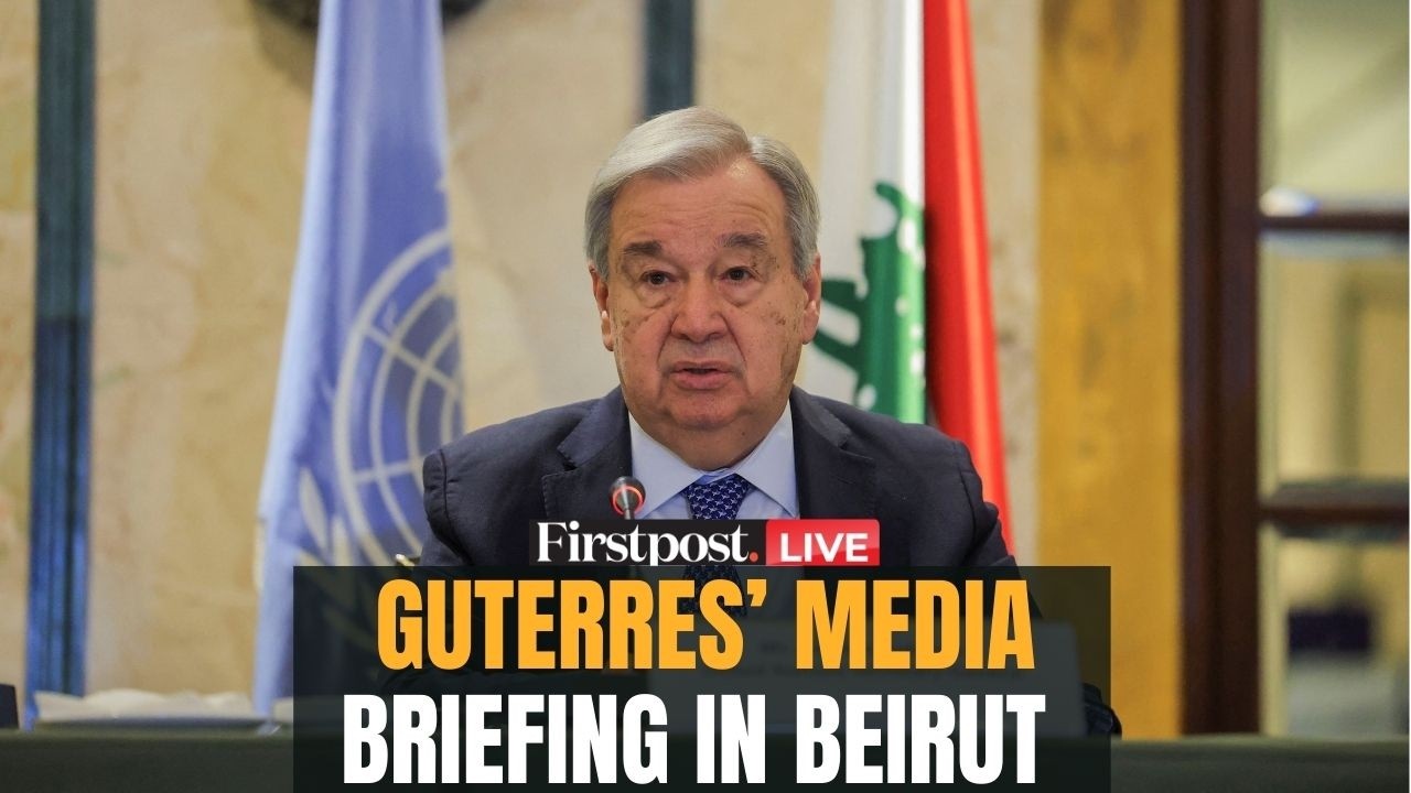 LIVE: United Nations Secretary-General Antonio Guterres Holds a News Conference in Beirut | N18G