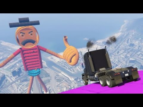 MEGA RAMPA 1.000.000% IMPOSIBLE!! OBSTACULOS POR TODAS PARTES!! - GTA V ONLINE