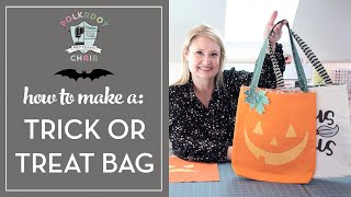 How to Make EASY Trick or Treat Bags!