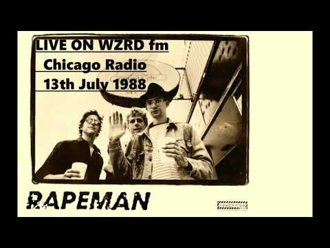 Rapeman (US) Live on WRZD FM RADIO Chicago. 13th July 1988  (Restored & mastered)