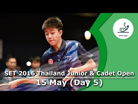 SET 2016 Thailand Junior & Cadet Open - Day 5