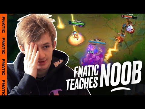 Nemesis coaches noob how to get out of Silver | Fnatic Teaches Noob Ep3