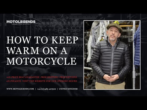 How to keep warm on a motorcycle
