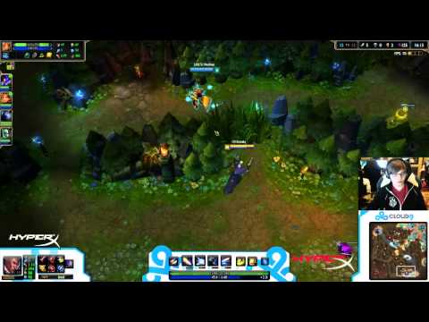 C9 Sneaky - Lucian vs Caitlyn Challenger Ranked solo queue AD