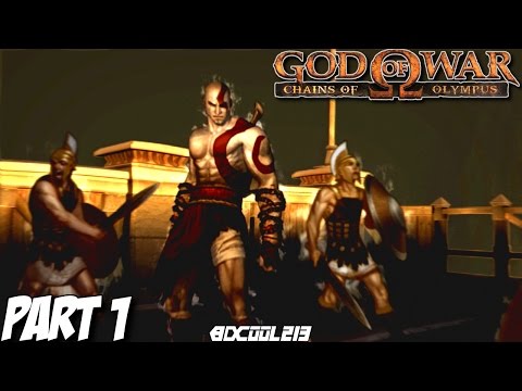 GOD OF WAR CHAINS OF OLYMPUS GAMEPLAY WALKTHROUGH PART 1 INTRO & BASILIK BOSS FIGHT - PS3 LET'S PLAY