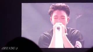 17.20.04 iKON BOBBY Singging RUNAWAY Japanese Ver. at Japan Dome Tour in Shizuoka