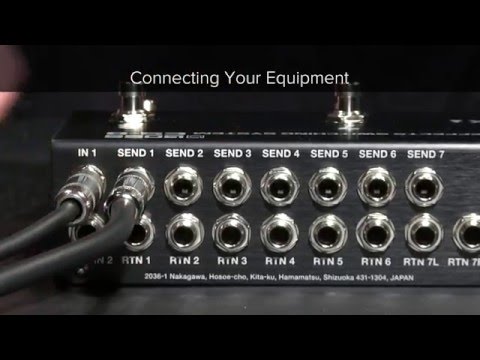 ES-8 Quick Start Chapter 1: Connecting Your Equipment