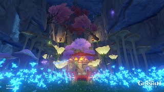 Genshin Impact Cave of Butterflies Serenitea Pot Replica ID