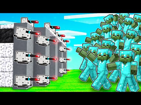 BUNKER D'ACCIAIO LIVELLO 999.999.999 VS 1.000 ZOMBIE! - MINECRAFT