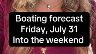 Boating forecast this weekend in Tampa