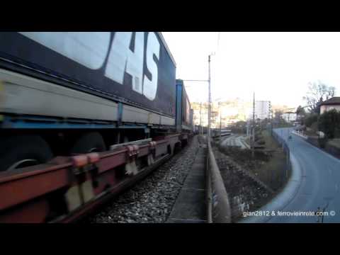 SBB cargo 484 006 and its Super(b) Freight Train (Chiasso)