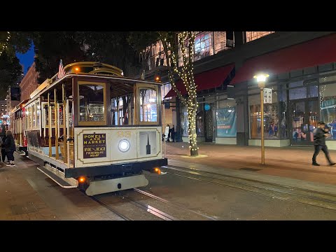 San Francisco Cable Car Full Ride - Powell - Mason Line 2024