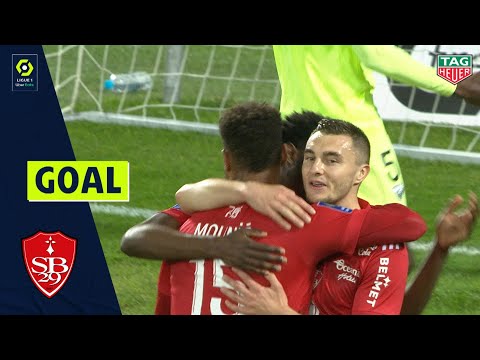 Goal Steve MOUNIE (27' - STADE BRESTOIS 29) STADE BRESTOIS 29 - DIJON FCO (3-1) 20/21