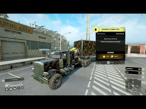 SnowRunner Wisconsin Ep.22 (Paper Factory Section B Start to Finish!!!)