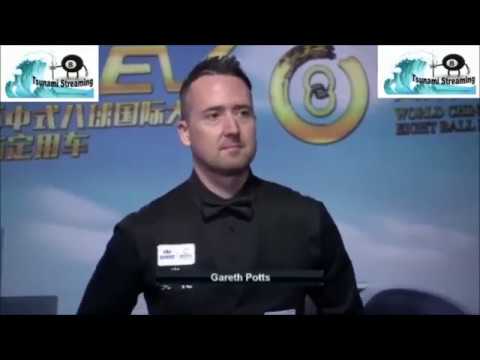 Chinese 8 ball Masters Final 2017 Zhang Kunpeng Vs Gareth Potts