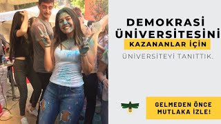 İDÜYÜ KAZANANLAR İÇİN  ÜNİVERSİTE TANITIMI | İzmir Demokrasi Üniversit