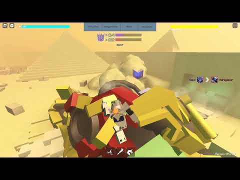 Galvatron Gameplay Roblox Transformers Dark of the Moon