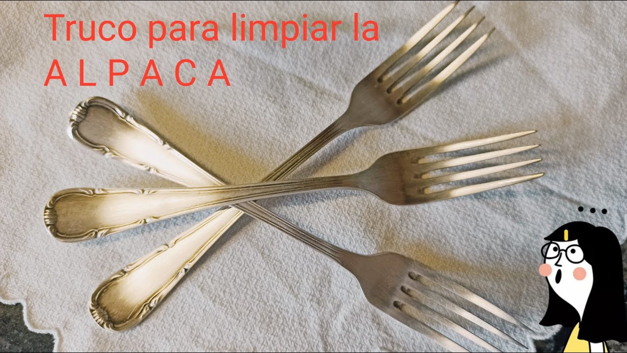 LIMPIAR CUBIERTOS DE ALPACA, muy sencillo con materiales que tienes en casa y en un momento ..:)