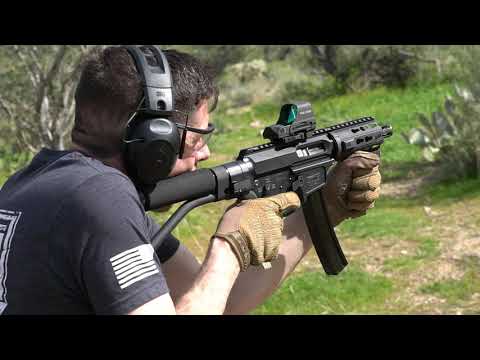 GSL Technology Scorpion 9mm suppressor in action