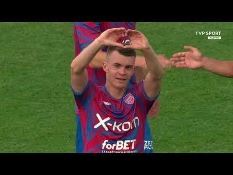 UEFA Conference League. V. Kochergin goal (Rakow 1:0 Trnava)