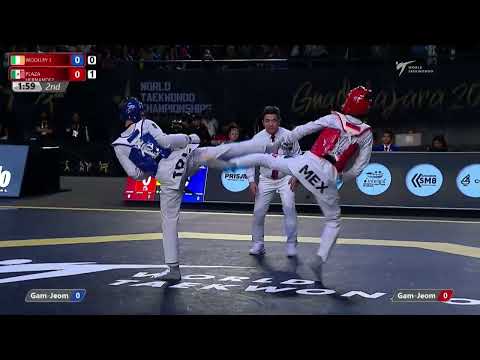 421 M-58kg QF WOOLLEY J. IRL 🔵 vs 🔴 PLAZA HERNANDEZ B. MEX I Guadalajara 2022 WT Championships