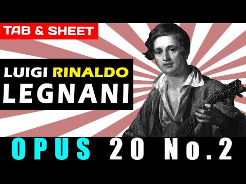 TAB/Sheet: Opus 20 No 2 (Caprice) by Luigi Rinaldo Legnani [PDF + Guitar Pro + MIDI]