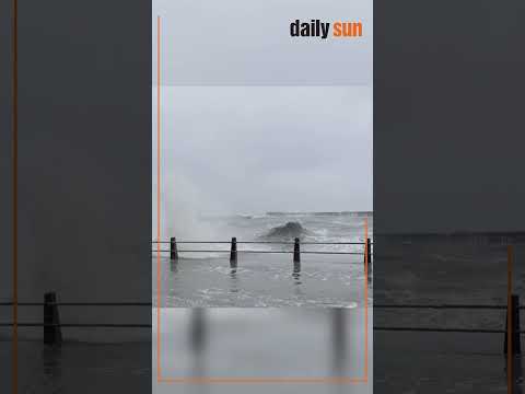 Storm Austen batters south England as waves crash over sea wall in Newhaven | Daily Sun