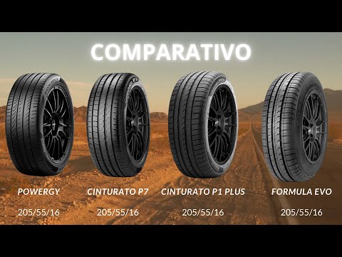 VIDEO COMPARATIVO SOBRE OS MODELOS DE PNEUS PIRELLI POWEGY, CINTURATO P7, CINTURATO P1, FORMULA EVO.