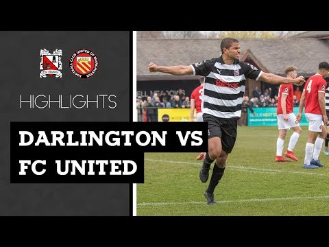 Darlington 2-0 FC United of Manchester - Vanarama National League North - 2018/19