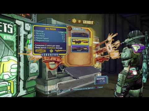 Borderlands The Pre Sequel obtaining the Flakker from the grinder
