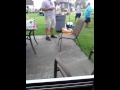 Sad Vid Man Throws A Kitten That Is Hungry