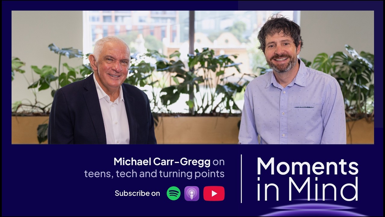 Michael Carr-Gregg on teens, tech and turning points