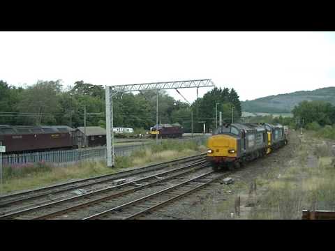 DRS 37611+37259. 6K73 Flasks. Carnforth. 09/09/15