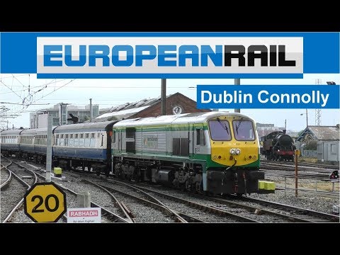 Irish Rail RPSI Balbriggan Festival Railtour Locos No.4 & 232 at Dublin Connolly Station