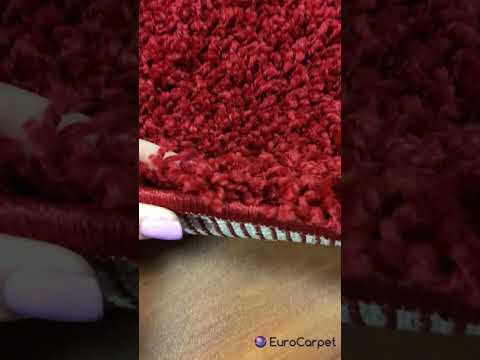 Килим SHAGGY LOCA RED круг
