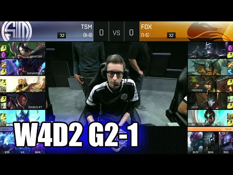 TSM vs Echo Fox | Game 1 S6 NA LCS Summer 2016 Week 4 Day 3 | Team Solomid TSM vs FOX G1 W4D2 1080p