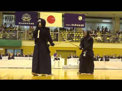 17th All Japan 8-dan Kendo Championships - SF1 - Takeuchi Tsukasa vs. Eiga Naoki