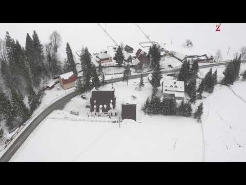 Video Pensiunea Vraja Muntelui din Arieșeni, județul Alba, iarna, februarie 2020