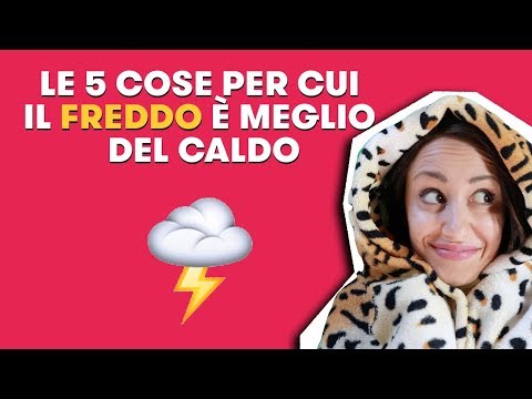 FREDDO: le 5 cose per cui è molto meglio del caldo