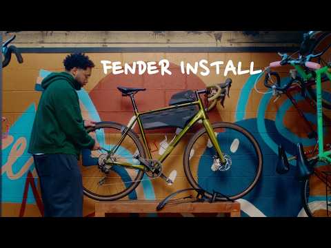 SKS speedrocker — installing fenders on my gravel bike