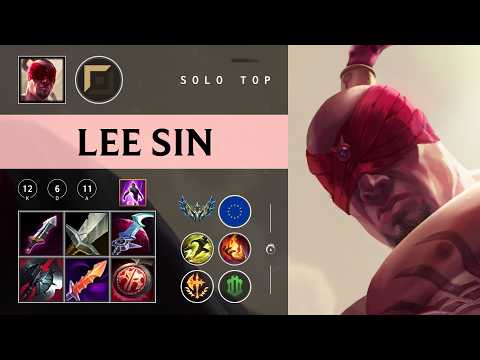 Lee Sin Top vs Jax - EUW Challenger Patch 26.04