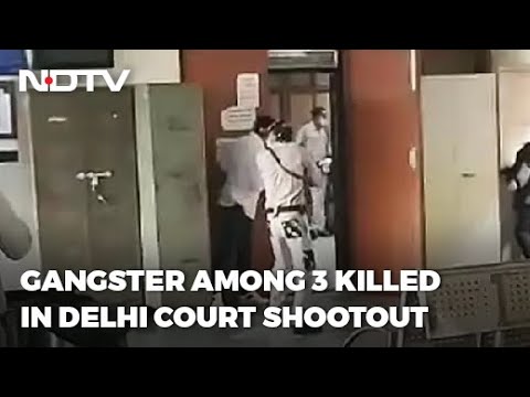Shootout At Delhi Court, Huge Security Lapse; Gangster Killed