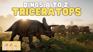 ASL Dinos A to Z: Triceratops
