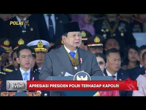 PRESIDEN PRABOWO APRESIASI KINERJA POLRI