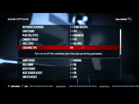 Madden 16 Tips - Best Settings For Gameplay?