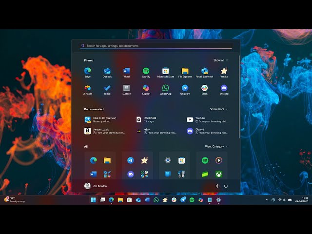 First look at Windows 11's NEW Start Menu!