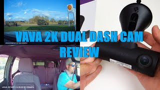 VAVA 2K Dual Dash Cam Review - 2021 Uber Lyft Ride Share Dash Cam
