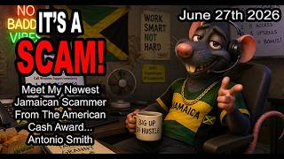 IT'S A SCAM! Meet My Newest Jamaican Scammer From American Cash Award... Antonio Smith