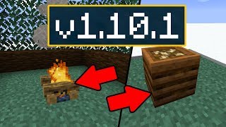 ВЫШЕЛ НОВЫЙ MINECRAFT PE 1.10.1/1.14 | НОВЫЙ БЛОК, КОСТЁР И НОВЫЕ ЗВУКИ!